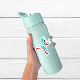 Ice Skating Elf Sticker